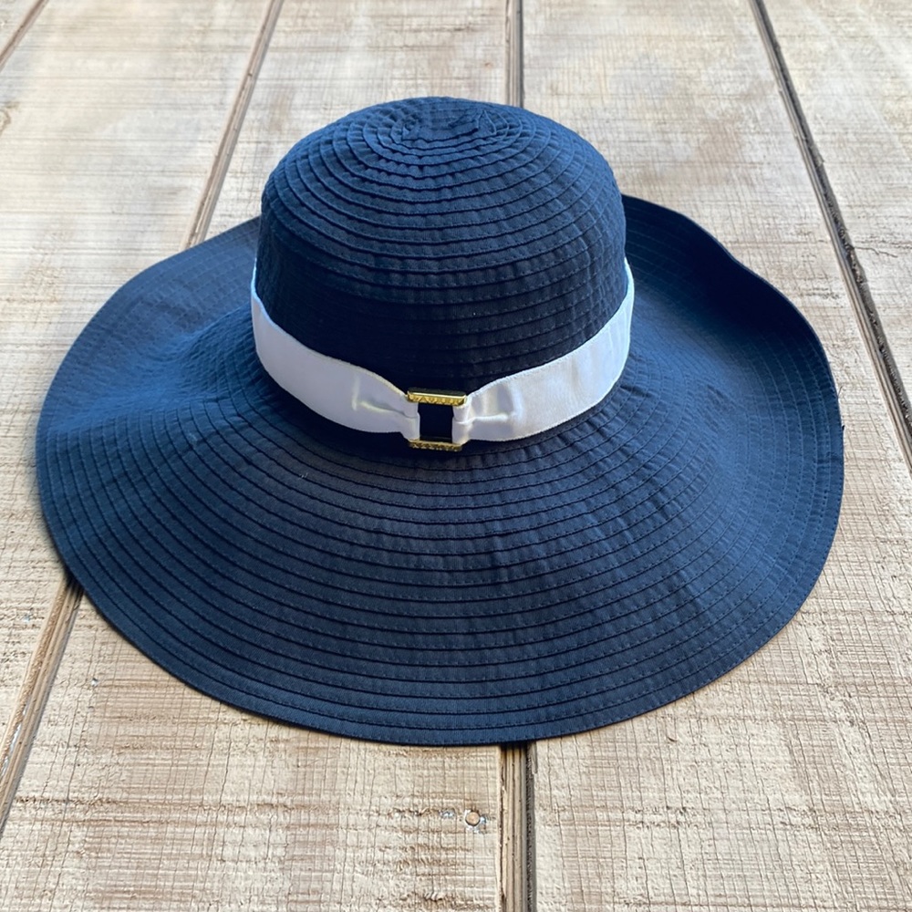 RALPH LAUREN Black Beach Hat